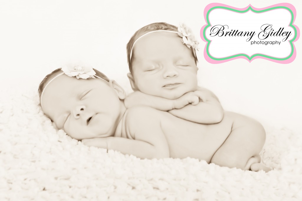 Cleveland Newborn Twin Photographer | Brittany Gidley Photography LLC