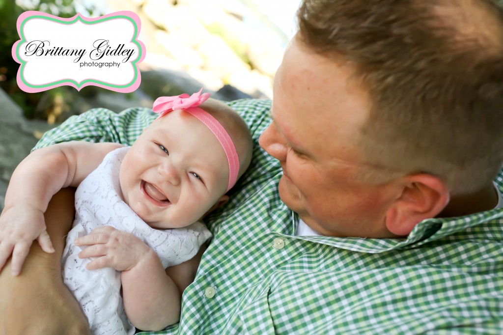 3 Month Baby With Dad | Brittany Gidley Photography LLC