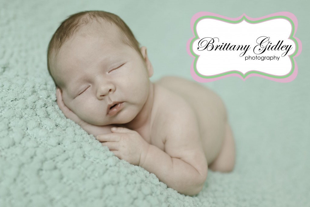 One Month Baby Photography | Brittany Gidley Photography LLC