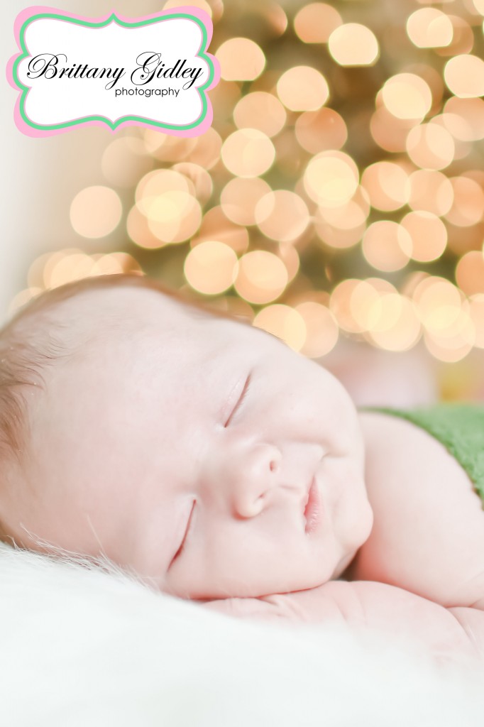 One Month Baby Photography | Brittany Gidley Photography LLC