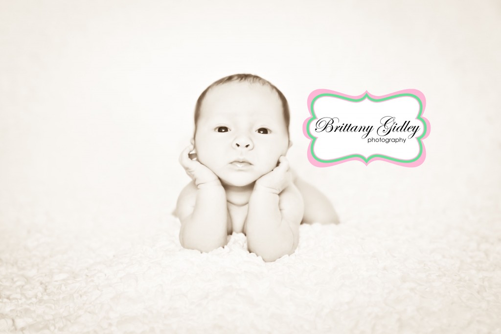 One Month Baby | Brittany Gidley Photography LLC