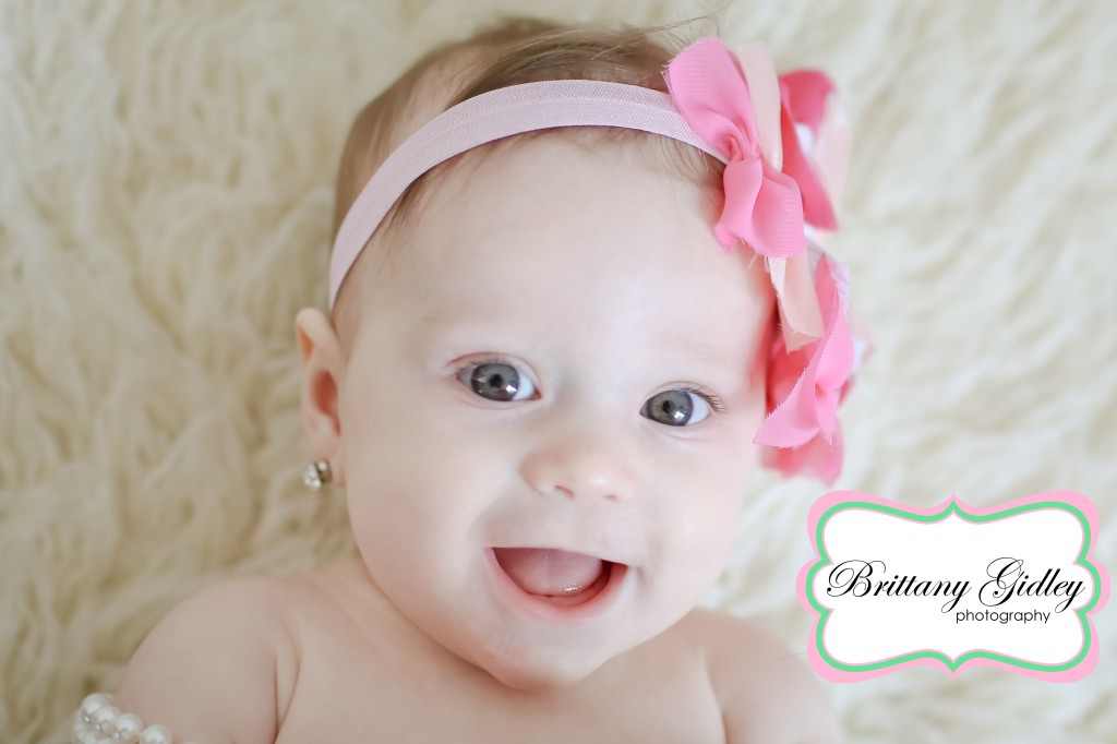 6 Month Baby Pictures | Brittany Gidley Photography LLC