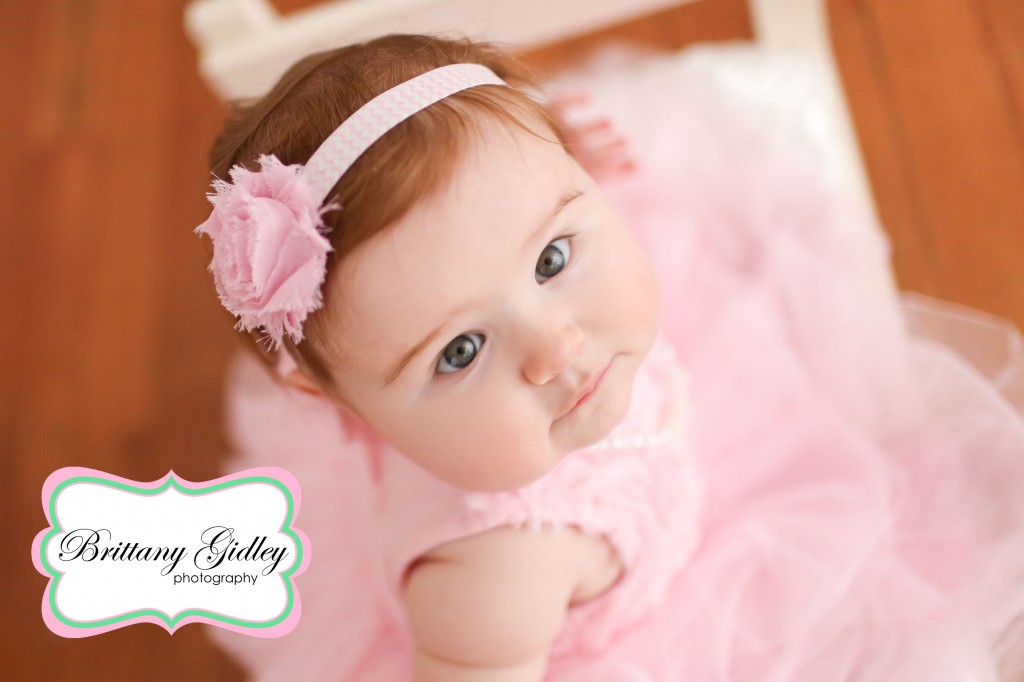 6 Month Old Baby | Baby Bed | Brittany Gidley Photography LLC