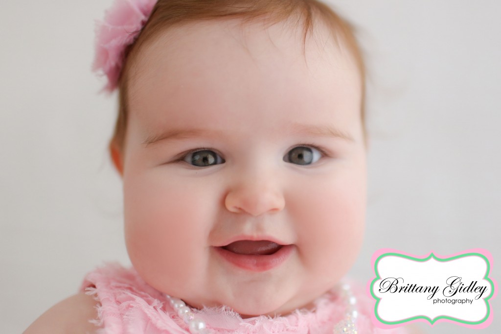 6 Month Old Baby | Brittany Gidley Photography LLC