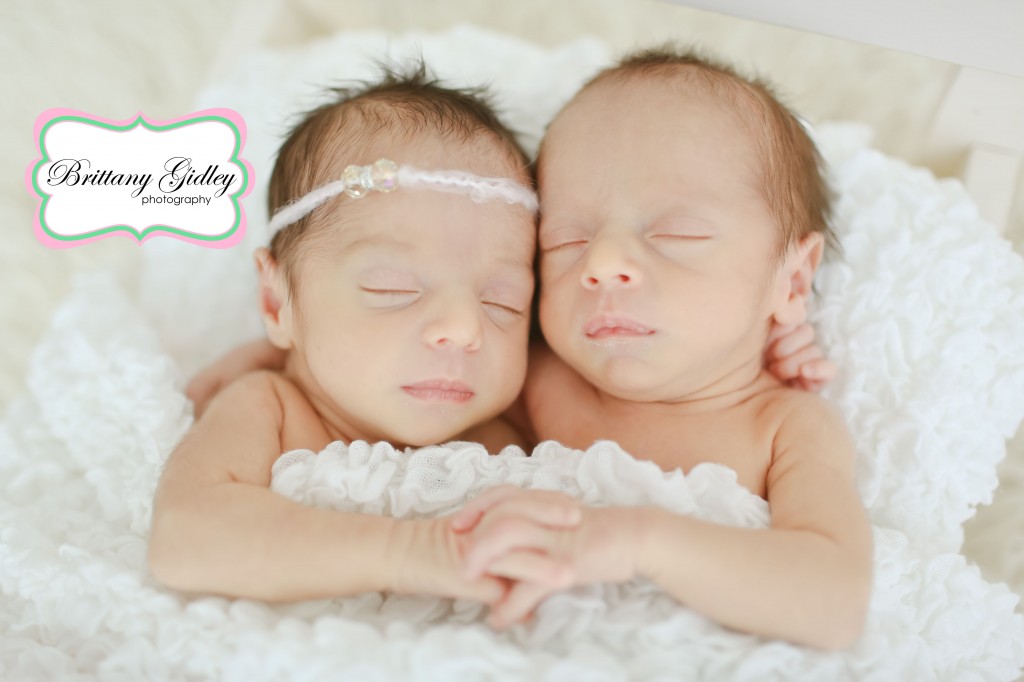 Newborn Twins | Brittany Gidley Photography LLC
