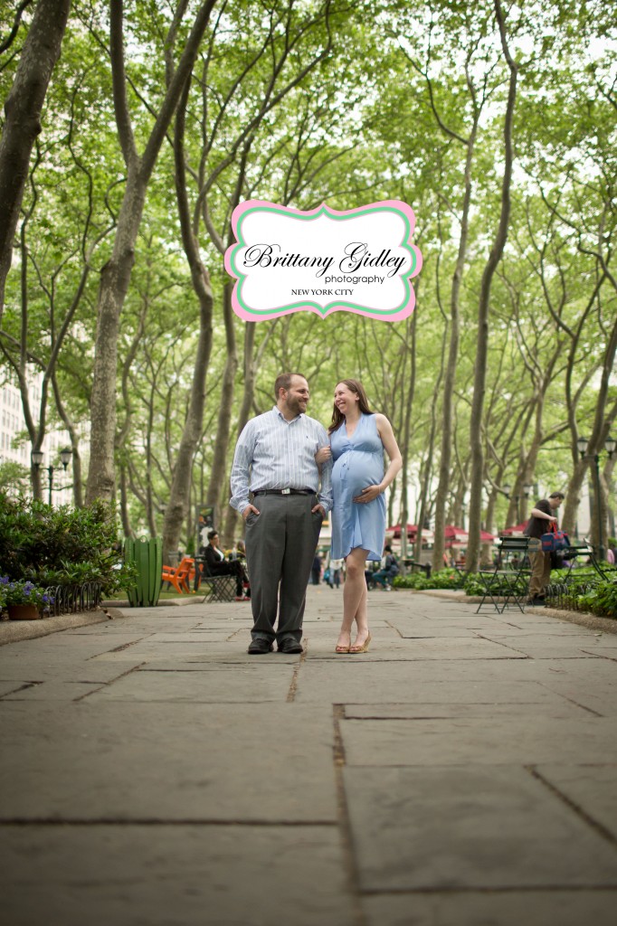 New York City Maternity Photography | Bryant Park | Brittany Gidley Photography LLC