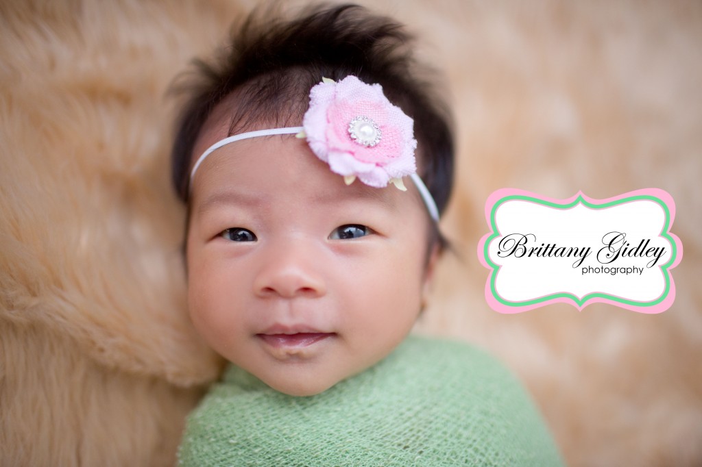 1 Month Old Baby | Brittany Gidley Photography LLC