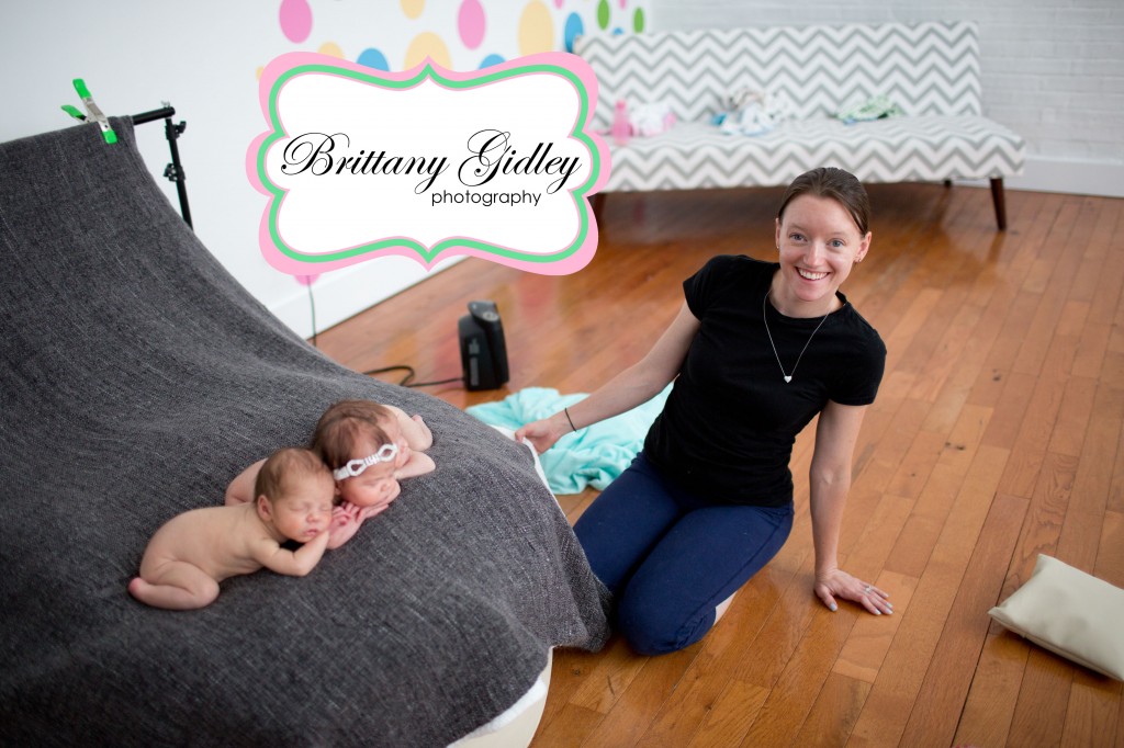 Newborn Mentoring | Behind The Scenes | Brittany Gidley Photography LLC | Pamela Gammon Photography