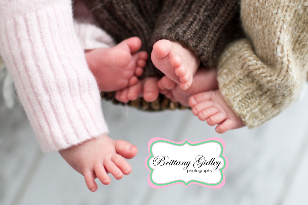 Triplet Photography | Newborn Triplets | Newborn Triplet Photography | Newborn Triplet Photographer | Brittany Gidley Photography LLC