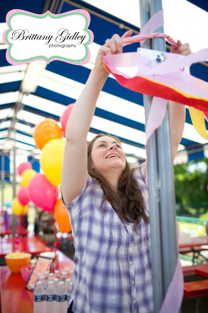 First Birthday Party Decorations | Memphis Kiddie Park | Brittany Gidley Photography LLC