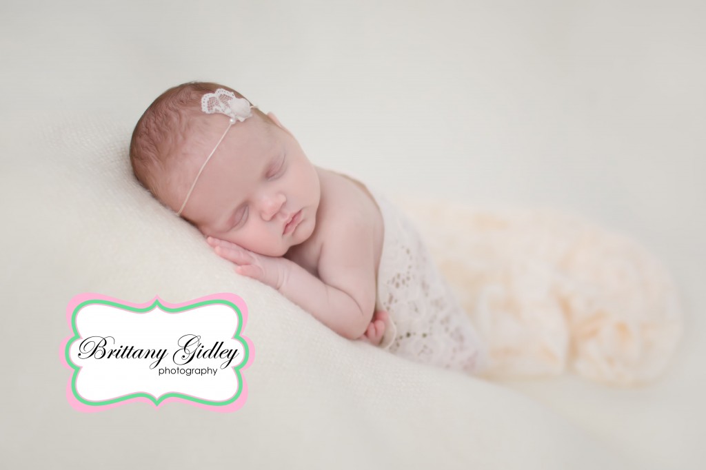 Newborn Baby Girl | Taco Pose | Brittany Gidley Photography LLC