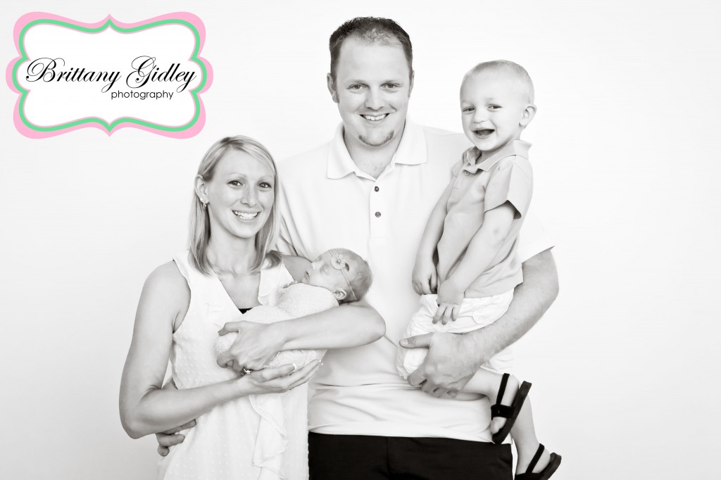 Newborn Baby Girl With Family | Brittany Gidley Photography LLC