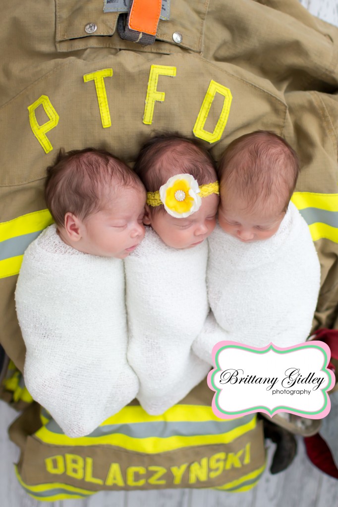 Triplet Photography | Newborn Triplets | Newborn Triplet Photography | Newborn Triplet Photographer | Brittany Gidley Photography LLC