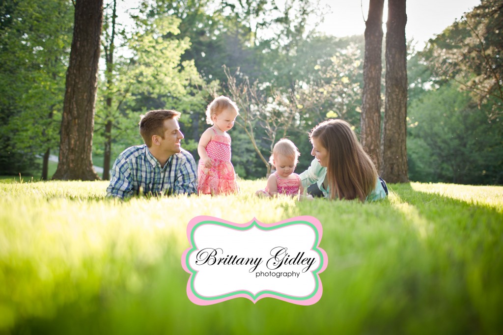 Twin Girls | 12 Months | Forest | Brittany Gidley Photography LLC