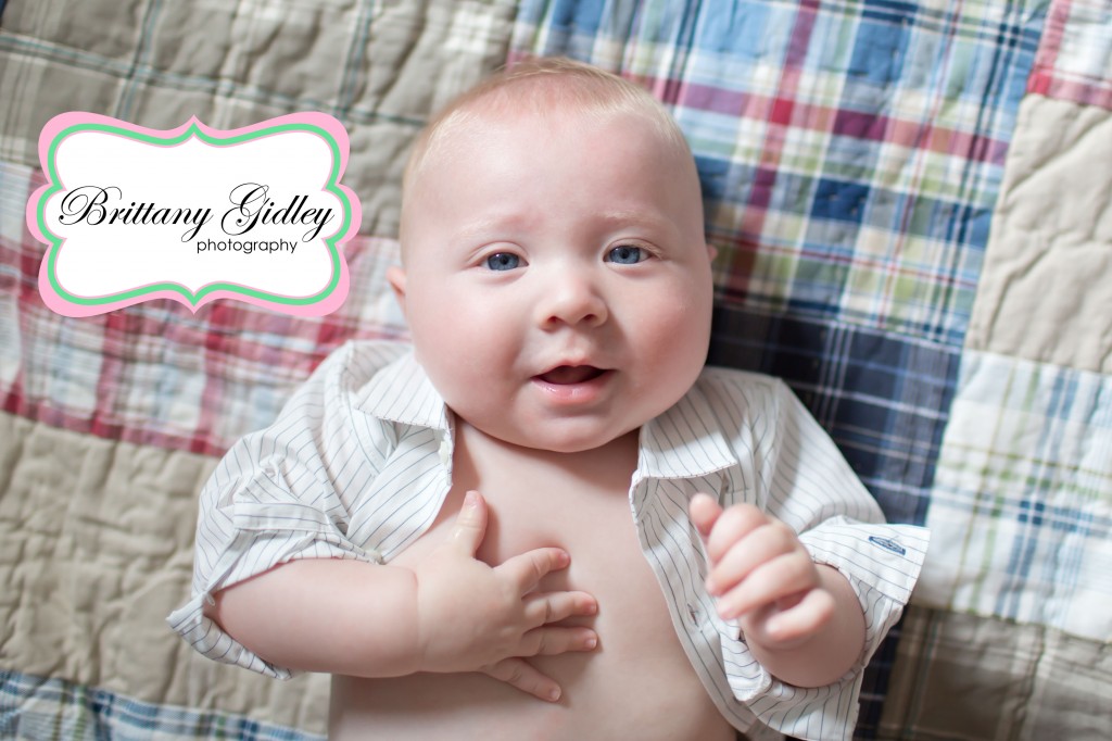 Baby Photographer | 5 Month Old Baby | Brittany Gidley Photography LLC