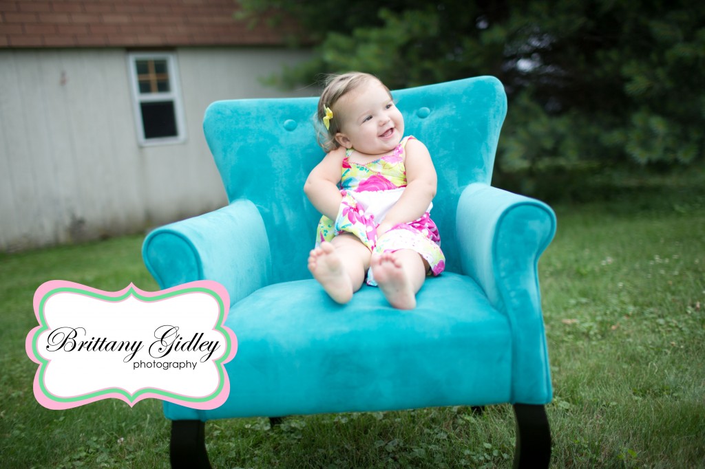 Cleveland Toddler Photography | 18 Months | Teal Couch | Country Chic | Brittany Gidley Photography LLC
