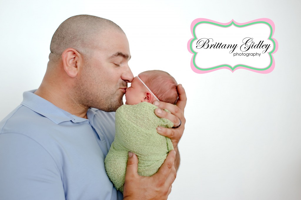 Dad with Newborn | Best Newborn Photographers | Start With The Best | Brittany Gidley Photography LLC