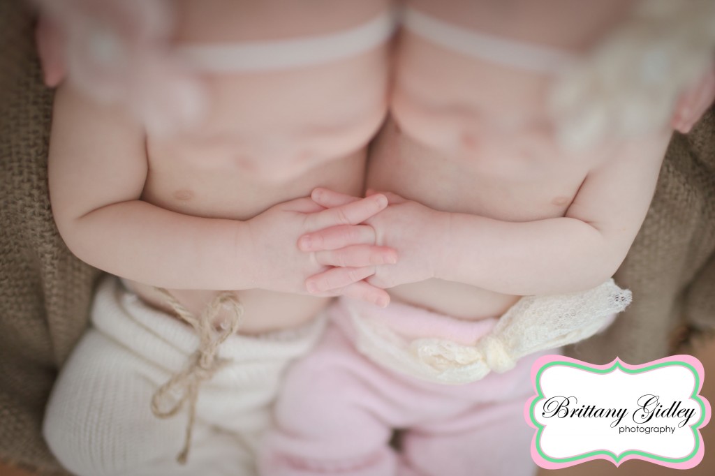 Details | Twins | Newborns | Flokati | Brown Pink Cream | Brittany Gidley Photography LLC