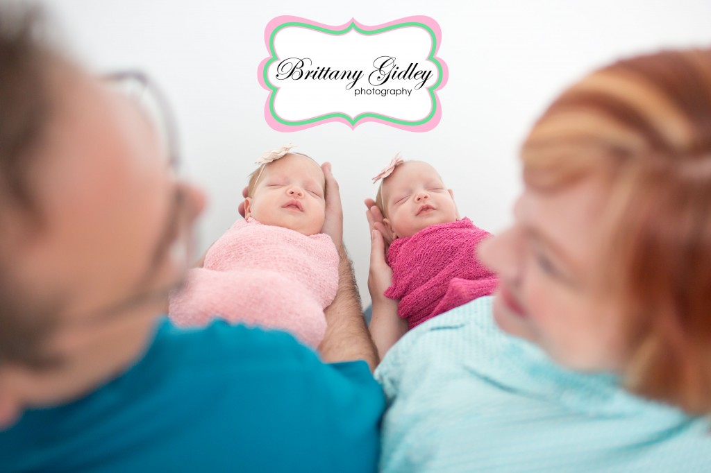 Newborn Twins | Start With The Best | Photography | Family Pose | Brittany Gidley Photography LLC