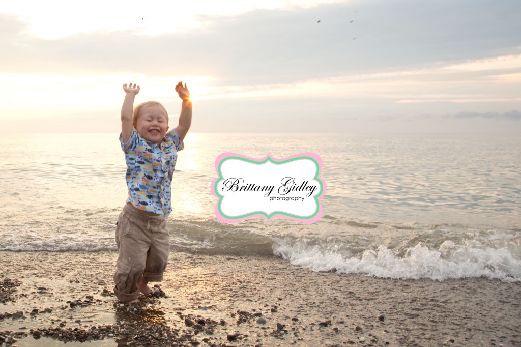 Family | 2 Year Old | Headlands | Cleveland Ohio | Beach | Brittany Gidley Photography LLC