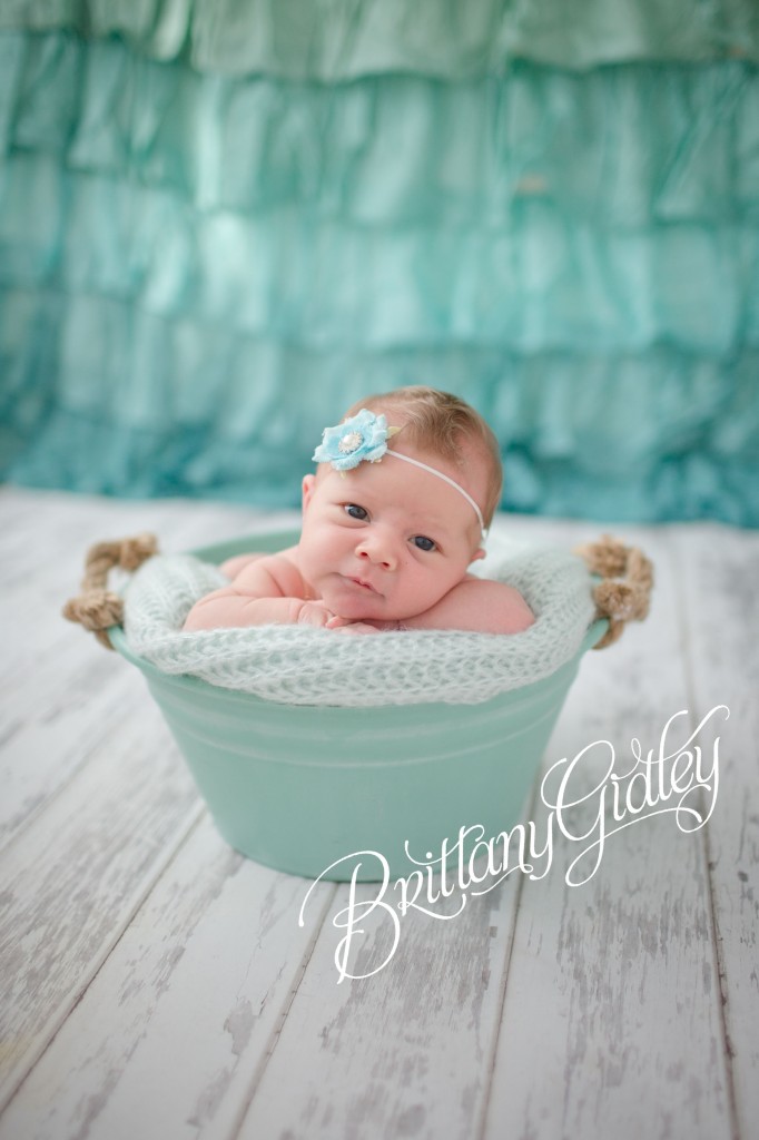 Newborn Family Photography | Newborn Baby | Teal | Bucket | Newborn Posing 
