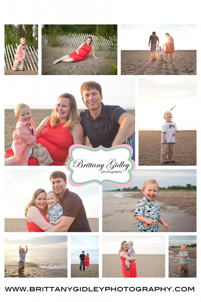 Beach Maternity | Sun Flare | Family | 2 Year Old | Headlands | Orange and Blue| Beach | Brittany Gidley Photography LLC