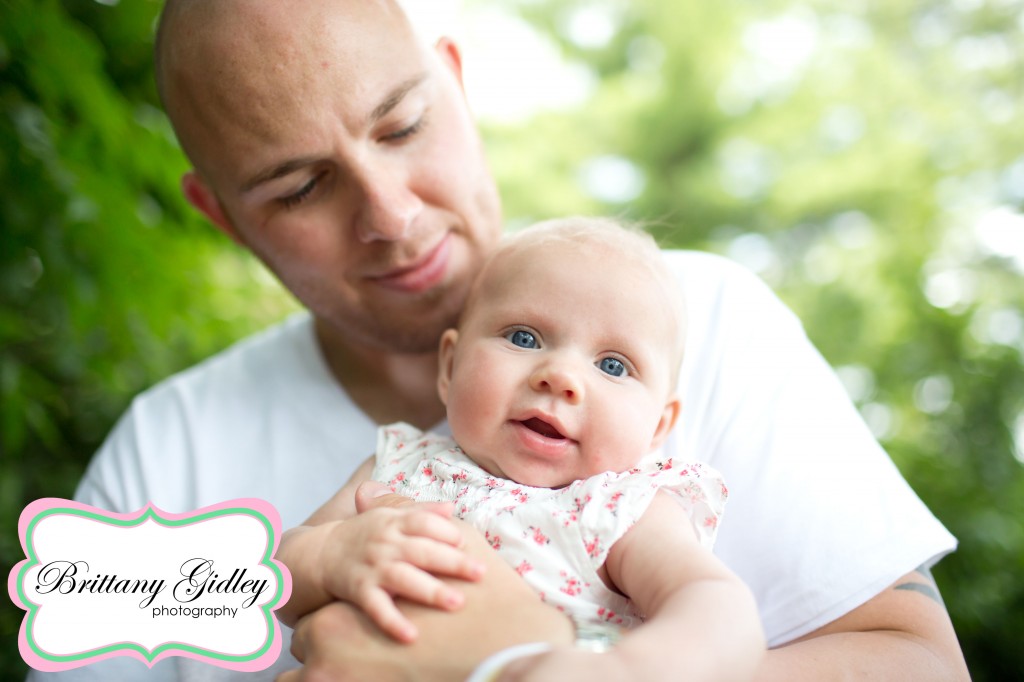 3 Month Old Baby With Dad | Brittany Gidley Photography LLC