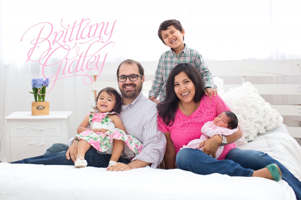 Family of 5 | Newborn Session | Brittany Gidley Photography LLC