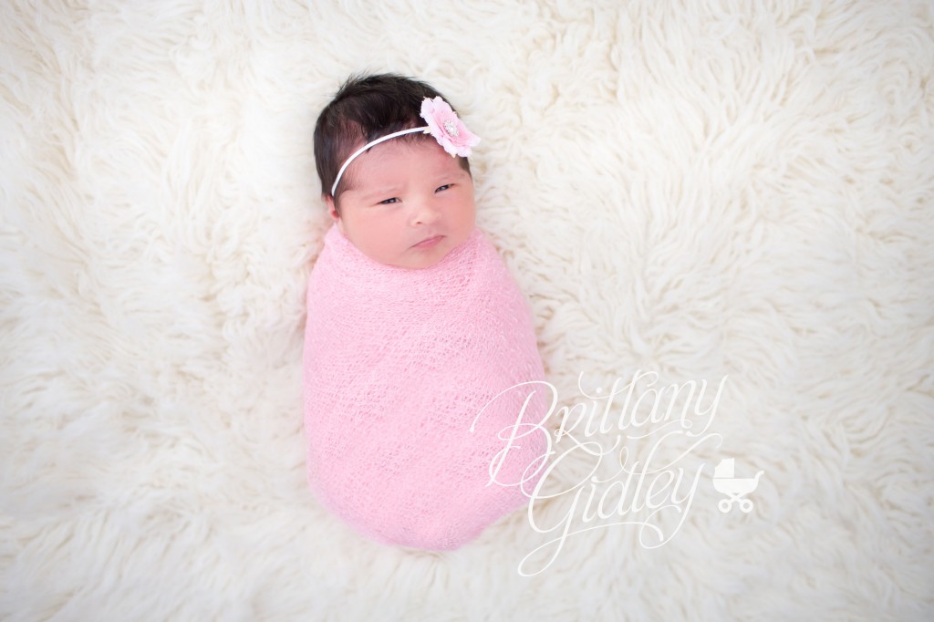 Newborn Photoshoot | Newborn | Girl | Baby Girl | Flokati | Brittany Gidley Photography LLC