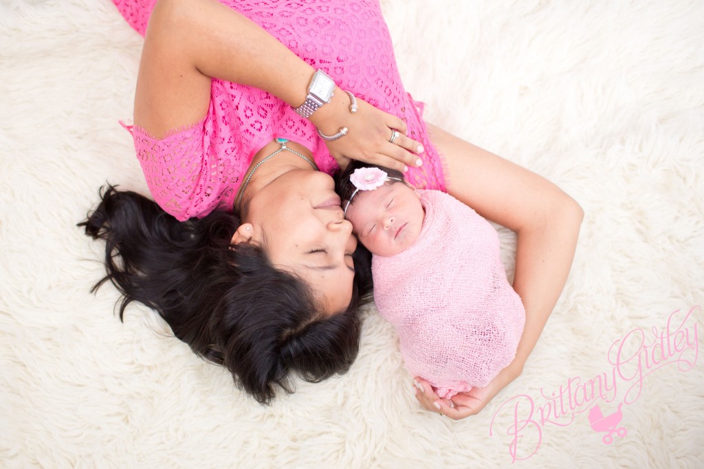 Newborn Photoshoot | Newborn | Girl | Baby Girl | Flokati | Brittany Gidley Photography LLC