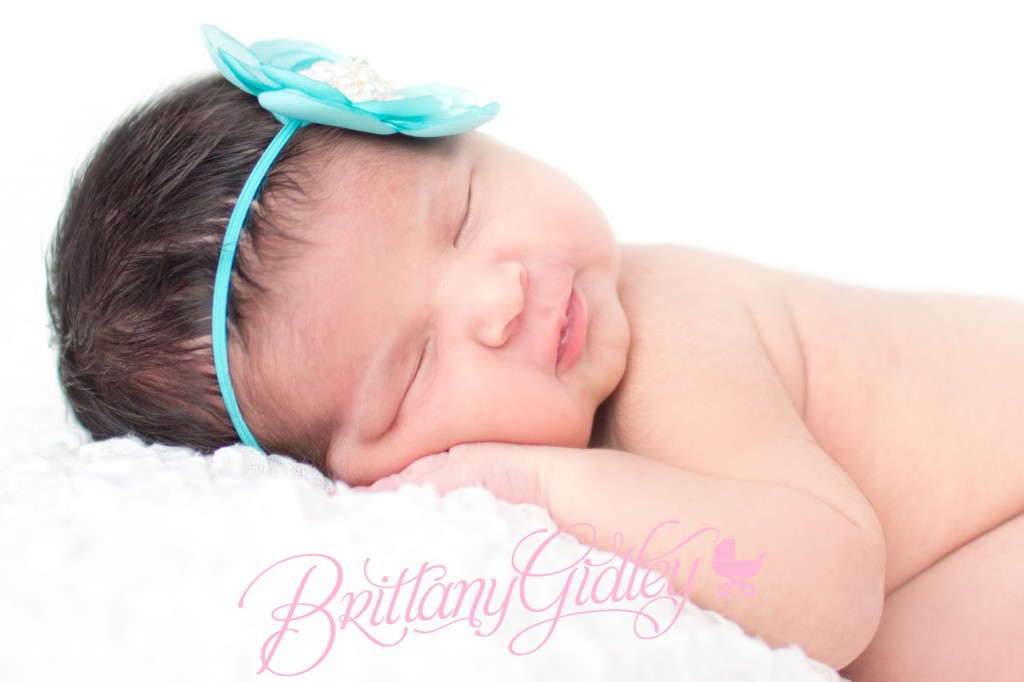 Newborn Photography | Newborn | Girl | Baby Girl | Teal | Brittany Gidley Photography LLC