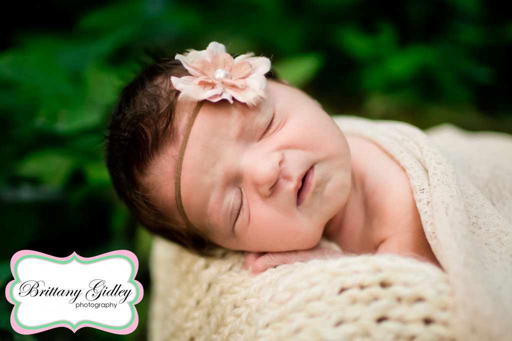Outdoor Baby | Baby Girl | Lace | River | Natural Baby | Nature | Brittany Gidley Photography LLC