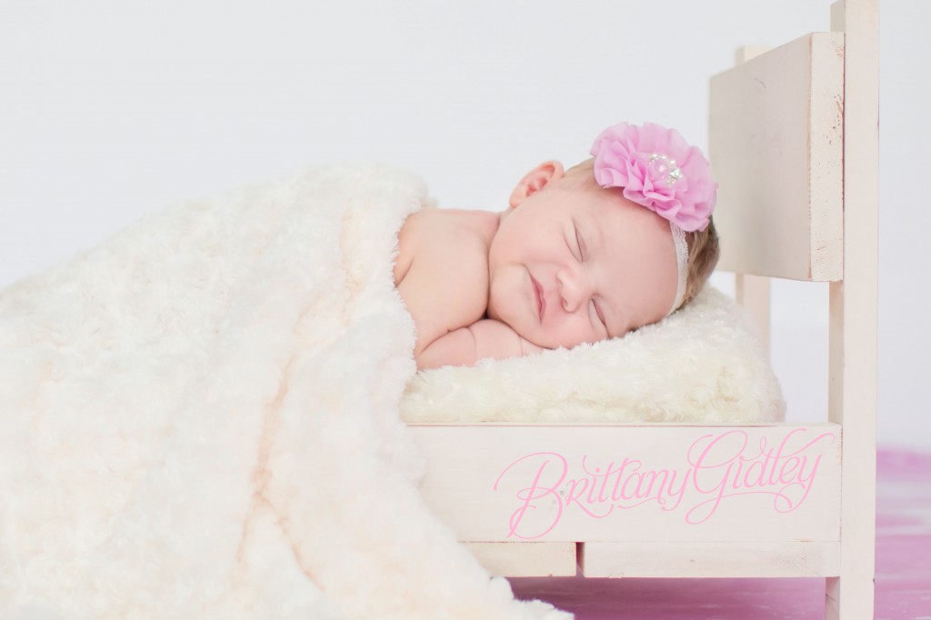 Newborn Baby | Pink & Cream | Baby Bed | Newborn Posing