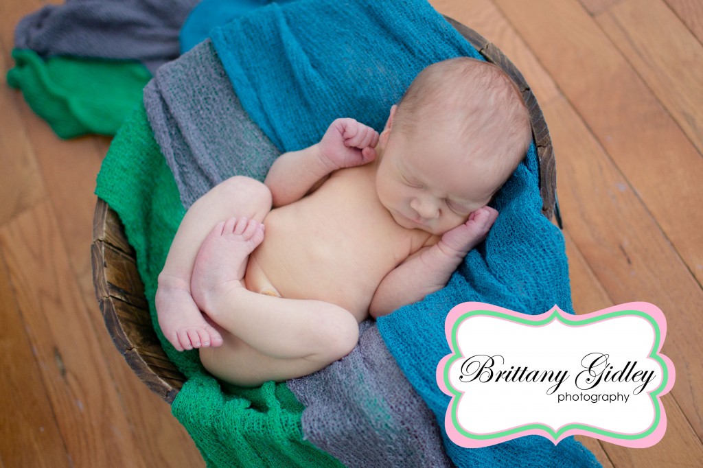 Baby in Bucket | Brittany Gidley Photography LLC