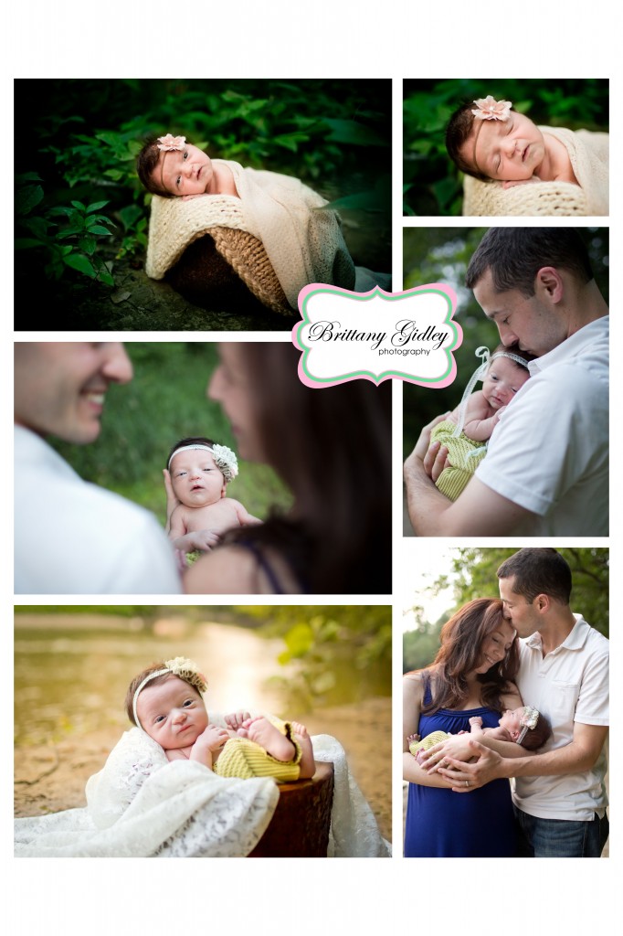 Outdoor Newborn | Baby Girl | Lace | River | Natural Baby | Nature | Brittany Gidley Photography LLC