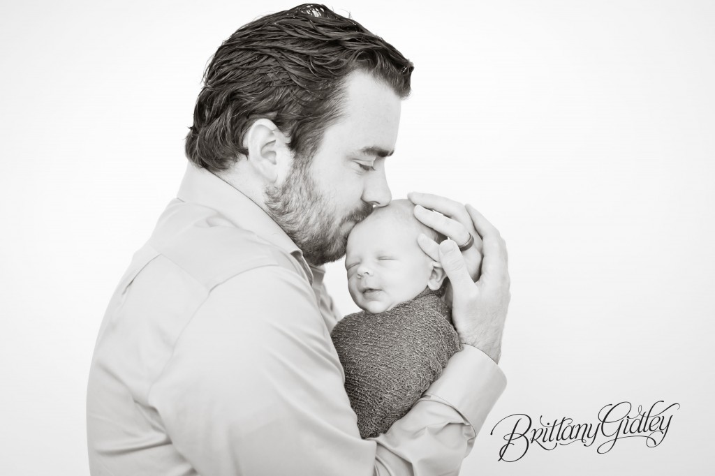Newborn Boy | Black & White | Infant | Brittany Gidley Photography LLC | Cleveland OH | Family