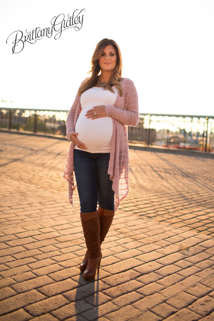 Fall Maternity | Viaduct Bridge | Cleveland OH | Urban Maternity Session | Brittany Gidley Photography LLC