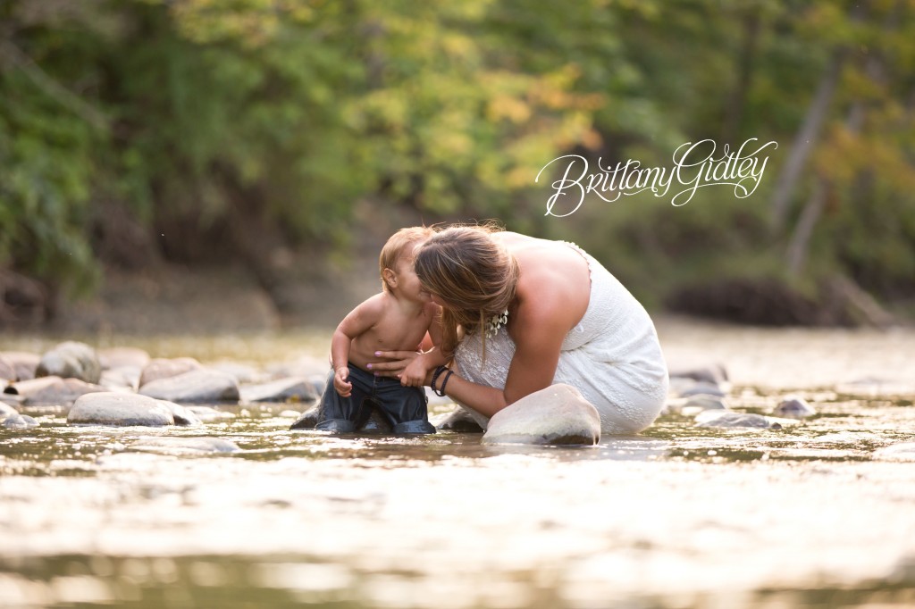 Cleveland Photography | River | Sunset | Gorgeous | Toddler Photography | Brittany Gidley Photography LLC | Mother and Son