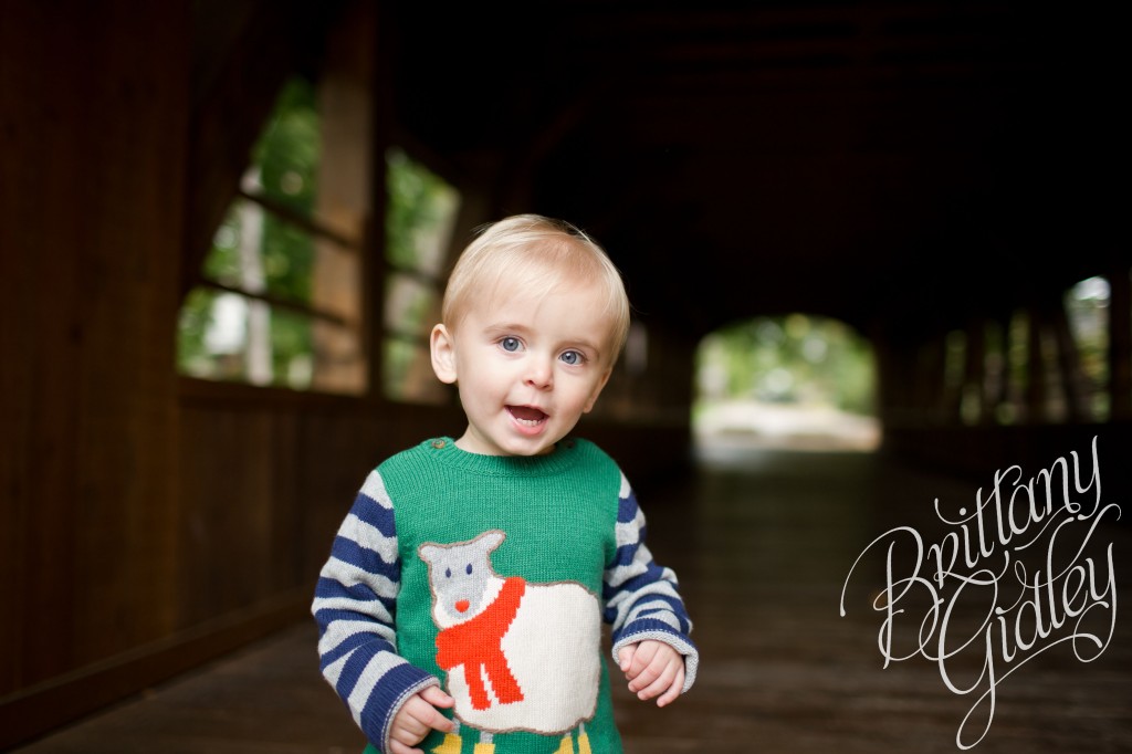 Fortier Park | Covered Bridge | Baby | Brittany Gidley Photography LLC