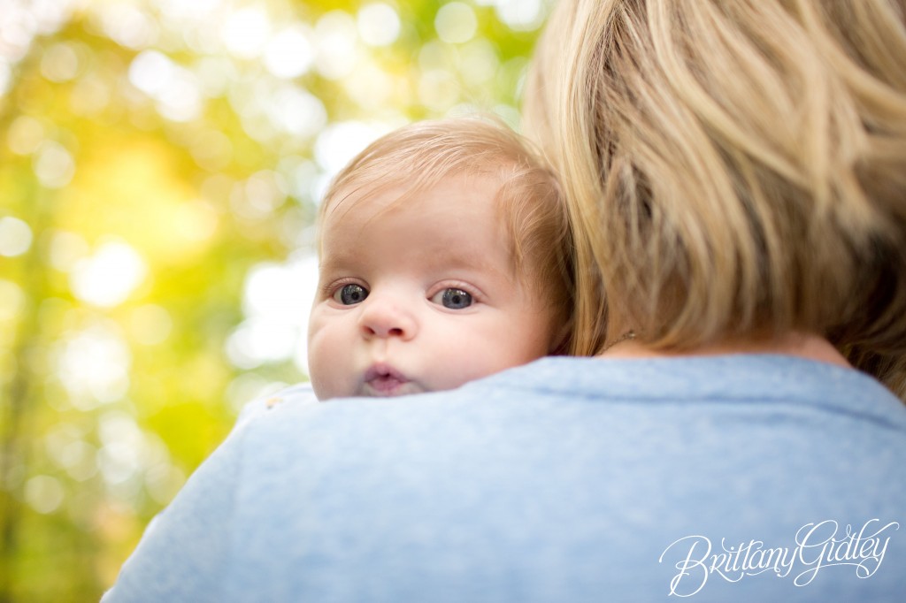 3 Month Old Baby | Fall | Fortier Park | Olmsted Falls, OH | Brittany Gidley Photography LLC
