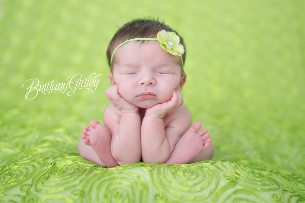 Studio Newborn | Start With The Best | Cleveland, Ohio| Froggy Pose | Newborn Inspiration | Natural Light | Brittany Gidley Photography LLC