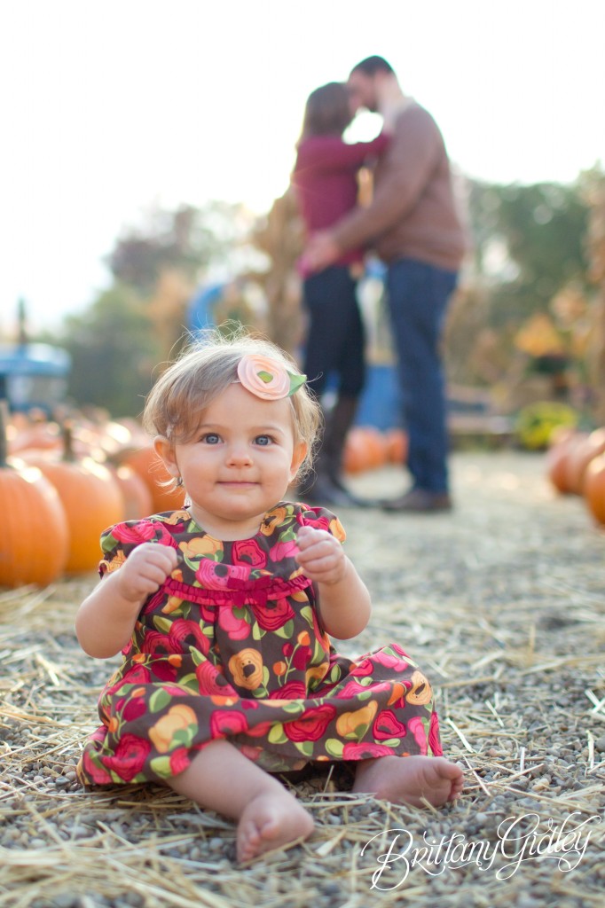12 Month Baby | Pumpkin Patch | Fall | Autumn | Ohio | Brittany Gidley Photography LLC