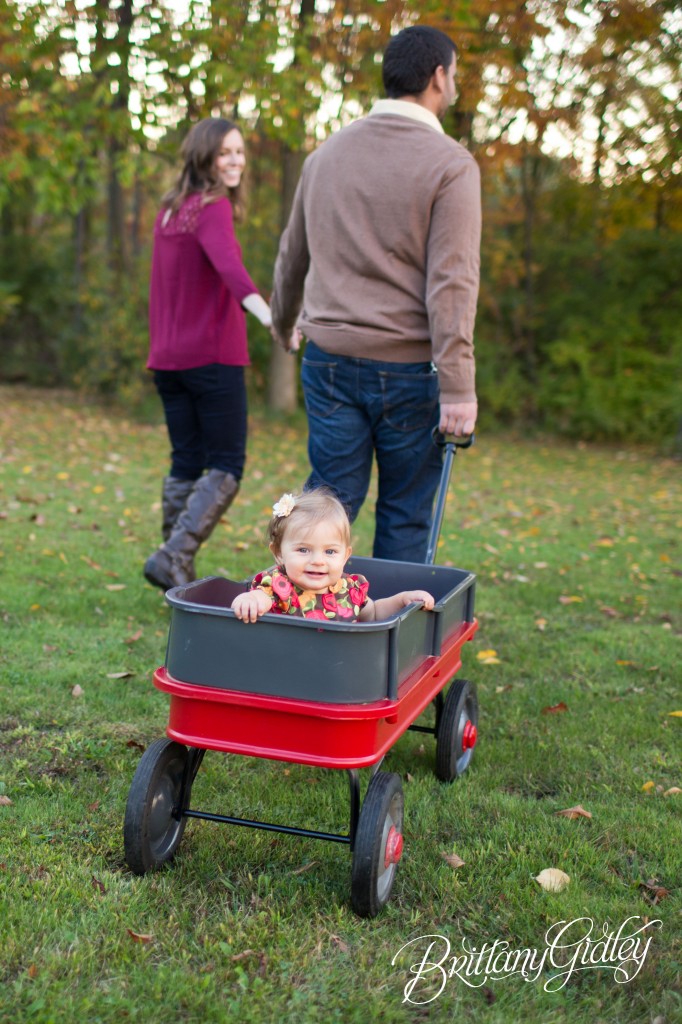 12 Month Baby | Boots | Fall | Wagon | Autumn | Ohio | Brittany Gidley Photography LLC