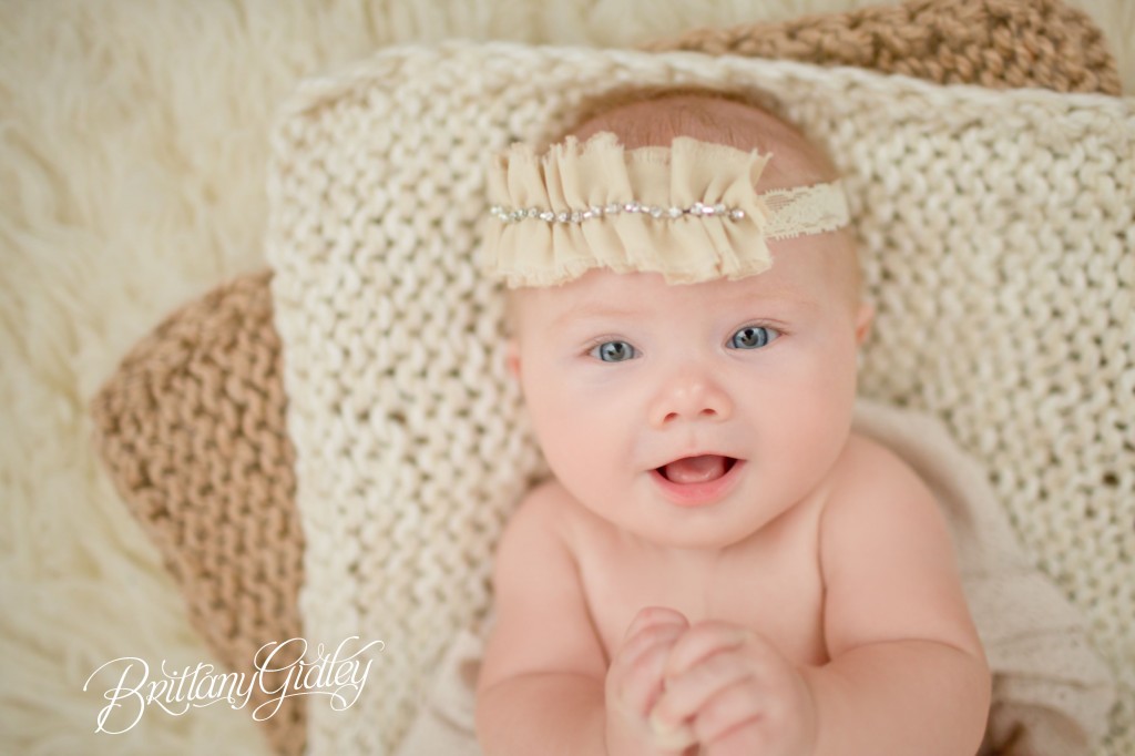4 Months | Baby | Neutrals | Brittany Gidley Photography LLC