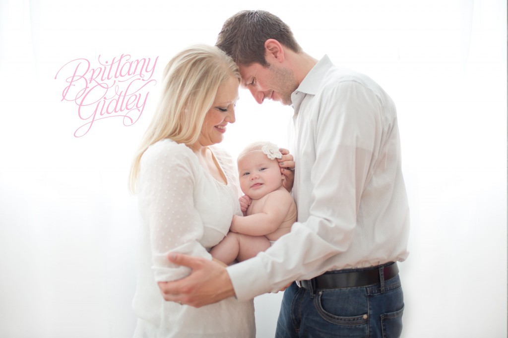 Family | Backlighting | 4 Month Old | Chunky | Sweet | Baby Girl | Brittany Gidley Photography LLC