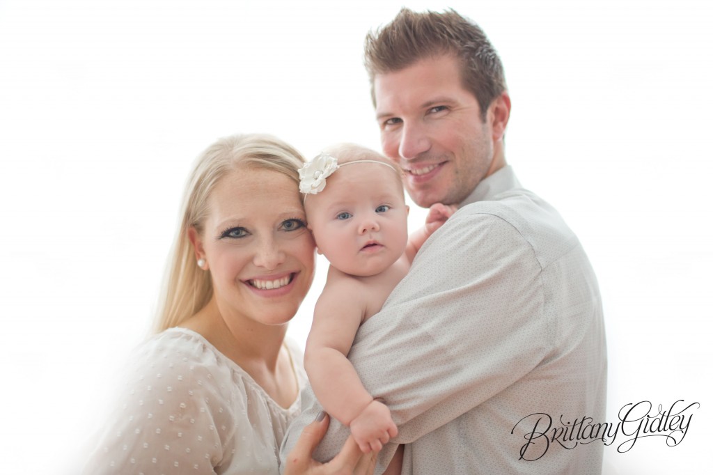 Family | Backlighting | 4 Month Old | Chunky | Sweet | Baby Girl | Brittany Gidley Photography LLC