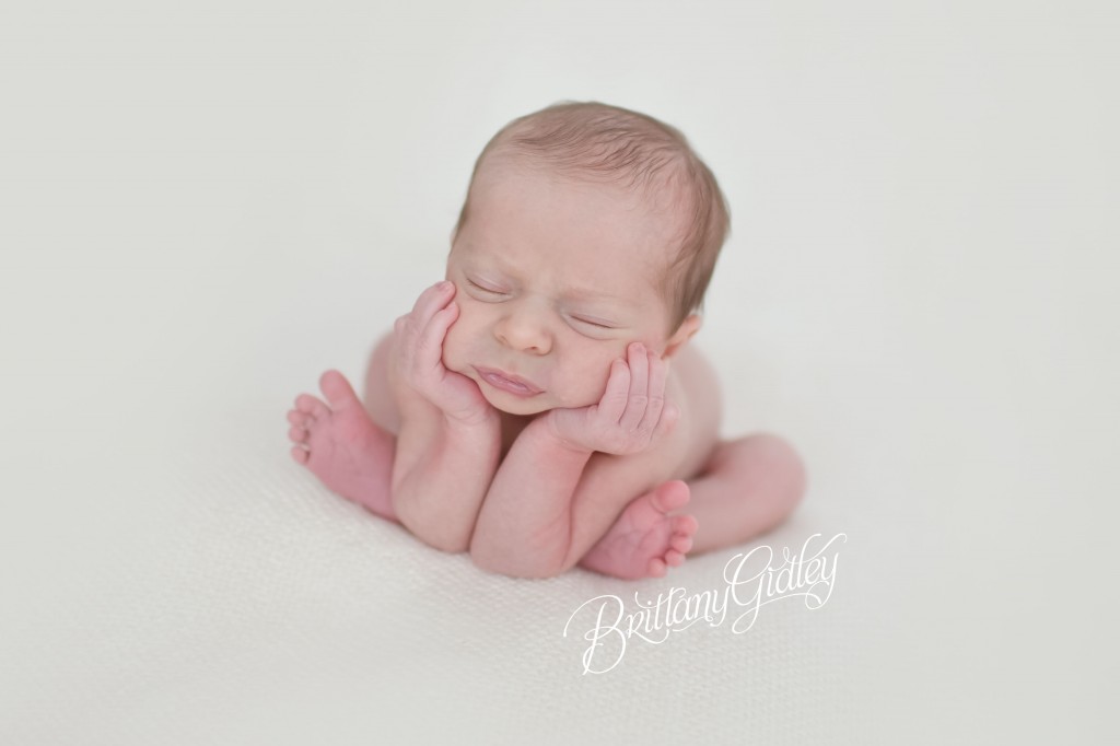 Newborn Boy | Froggy Pose | Cute Poses | Brittany Gidley Photography LLC