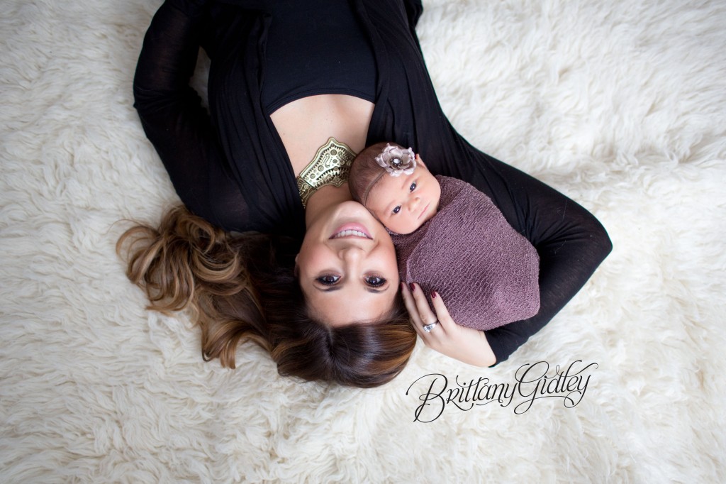 Baby with Mom | Mom Poses | Newborn Baby Girl | Newborn | Brittany Gidley Photography LLC