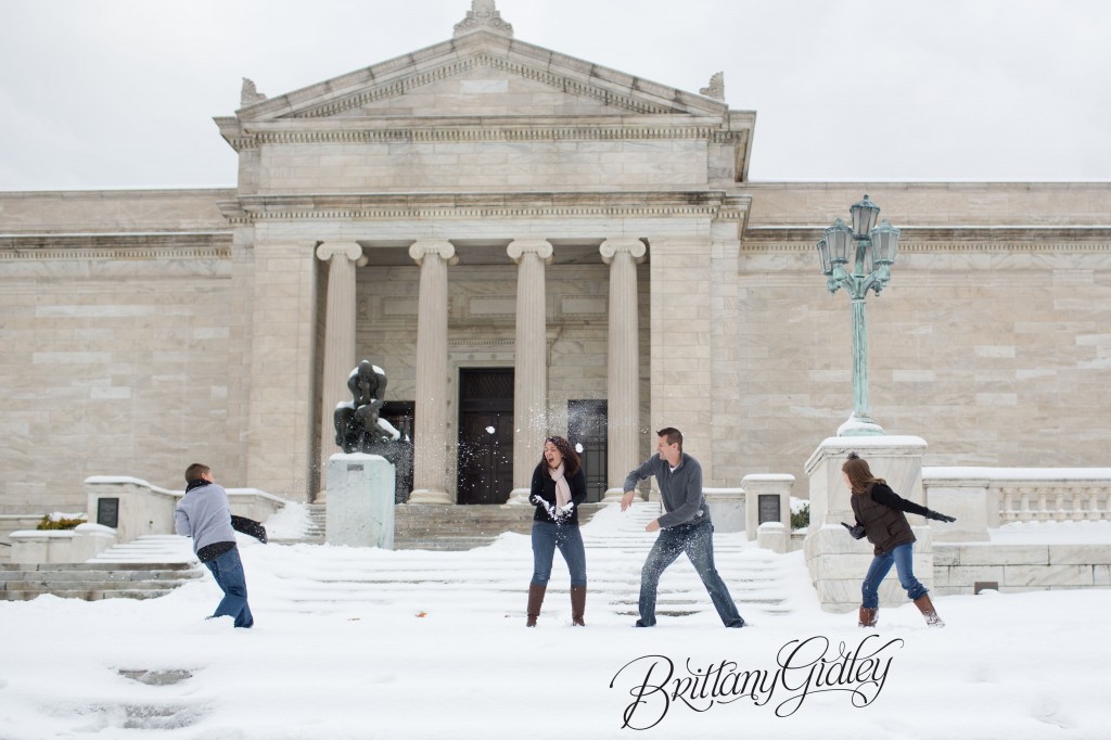 Winter Family Photos | Winter Snow Photo Shoot | The Kulikowski Family | Cleveland Ohio | Brittany Gidley Photography LLC