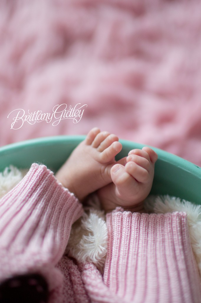 Newborn Girl | Pink | Baby Girl | Cleveland Ohio | 44114 | Start With The Best | Brittany Gidley Photography LLC